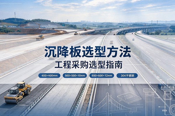 西湖沉降板选择方法