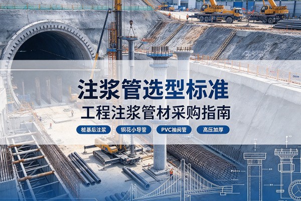 西湖注浆管选型标准